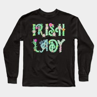 Irish Lady (in Dark) Long Sleeve T-Shirt